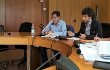 L'assessore Massimiliano Valeriani, a sinistra, e il presidente della decima commissione, Marco Cacciatore.