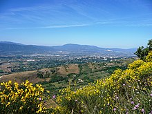 Una panoramica della Valle del Sacco.