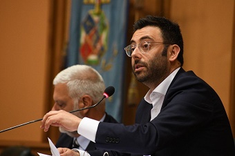 Il presidente del Consiglio regionale del Lazio, Mauro Buschini (Foto di Bruno Ponzani).