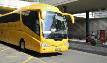 Un autobus in servizio