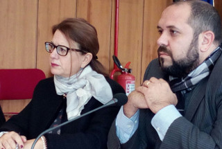 L'assessora al Lavoro, Lucia Valente, e il presidente della commissione Bilancio, Simone Lupi.