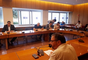 Un momento dell'audizione Un momento dell'audizione