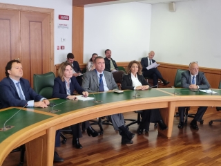 I componenti del Corecom durante l'audizione in terza commissione. I componenti del Corecom durante l'audizione in terza commissione.
