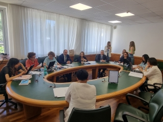 La seduta della prima commissione in sala Di Carlo La seduta della prima commissione in sala Di Carlo