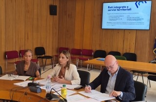 La vicepresidente della IX commissione, Maria Chiara Iannarelli, durante l'audizione sulla sua proposta di legge.