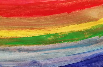 La bandiera arcobaleno è uno dei simboli più noti del movimento di liberazione omosessuale.