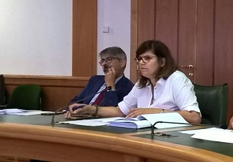 L'assessora Valentina Corrado in una immagine di repertorio con il consigliere Alessandro Capriccioli. L'assessora Valentina Corrado in una immagine di repertorio con il consigliere Alessandro Capriccioli.