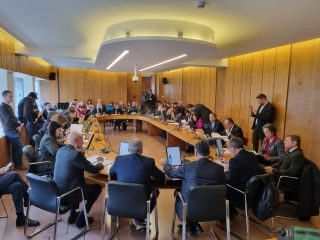 La seduta odierna della commissione Bilancio. La seduta odierna della commissione Bilancio.