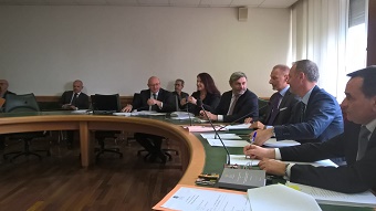 Un momento dei lavori in commissione Cultura.