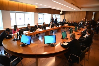 La prima seduta della commissione Bilancio, in cui Daniele Sabatini è stato eletto presidente. La prima seduta della commissione Bilancio, in cui Daniele Sabatini è stato eletto presidente.