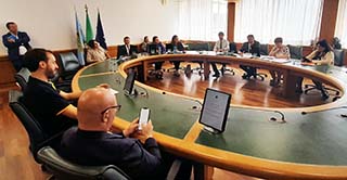 La seduta odierna della quinta commissione La seduta odierna della quinta commissione