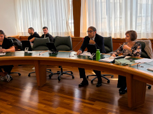 La seduta della commissione. La seduta della commissione.