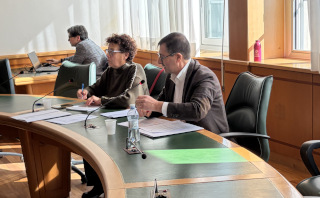 Il presidente Valeriani durante l'audizione.