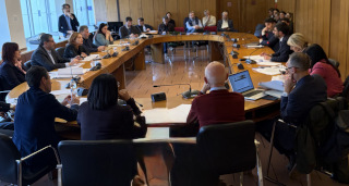 Un momento delle audizioni di oggi.