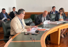 Un momento dell'audizione: da sinistra Ciaffi, Nicolai e Iannarelli. Un momento dell'audizione: da sinistra Ciaffi, Nicolai e Iannarelli.