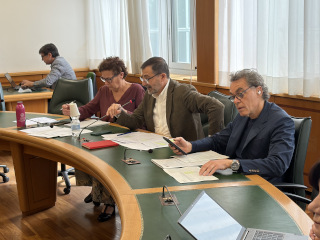 Il presidente Valeriani e l'assessore Maselli.