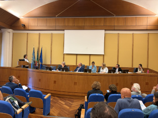 L'audizione di oggi in sala Mechelli. L'audizione di oggi in sala Mechelli.