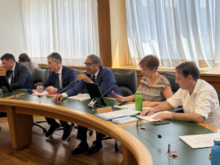 La seduta della commissione. La seduta della commissione.