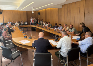 L'audizione in sala Etruschi.