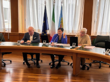 Al centro dell'immagine, la presidente Eleonora Mattia durante la seduta di oggi. Al centro dell'immagine, la presidente Eleonora Mattia durante la seduta di oggi.