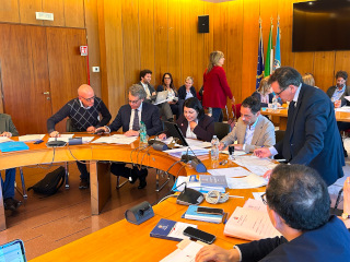 Un momento della seduta.