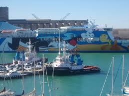 Un'immagine del porto di Civitavecchia. Un'immagine del porto di Civitavecchia.