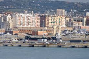 Il porto di Civitavecchia.