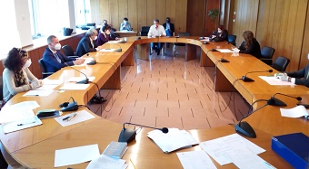 La commissione Cultura riunita in sala Etruschi.