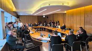 VIII commissione audizione in sala Etruschi
