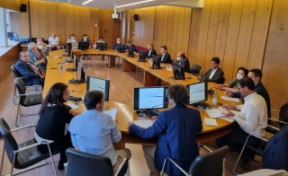 Un momento dell'audizione in decima commissione sull'incendio di Malagrotta. Un momento dell'audizione in decima commissione sull'incendio di Malagrotta.