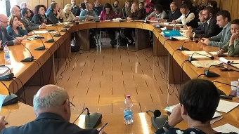 Un momento dell'audizione sul Cup in sala Etruschi. Un momento dell'audizione sul Cup in sala Etruschi.