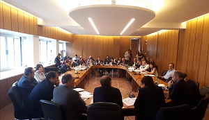 I lavori in commissione Bilancio. I lavori in commissione Bilancio.