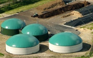 Un impianto a biogas.