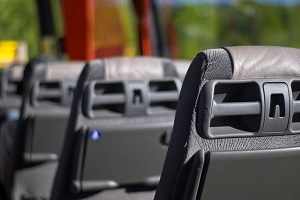 Interno di un autobus. Interno di un autobus.