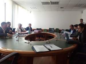 La seduta del Corecoco nella sala Di Carlo. La seduta del Corecoco nella sala Di Carlo.