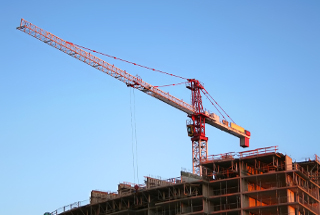Un cantiere edile. Un cantiere edile.