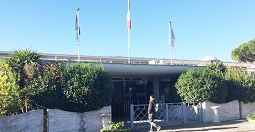 L'entrata del Consiglio regionale del Lazio.