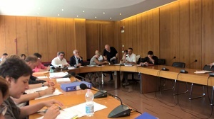 Un momento delle audizioni in quarta commissione. Un momento delle audizioni in quarta commissione.
