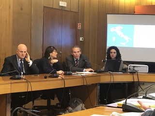 Un momento della prima audizione.