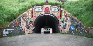 Un esempio di street art nel quartiere romano del Quadraro. Un esempio di street art nel quartiere romano del Quadraro.