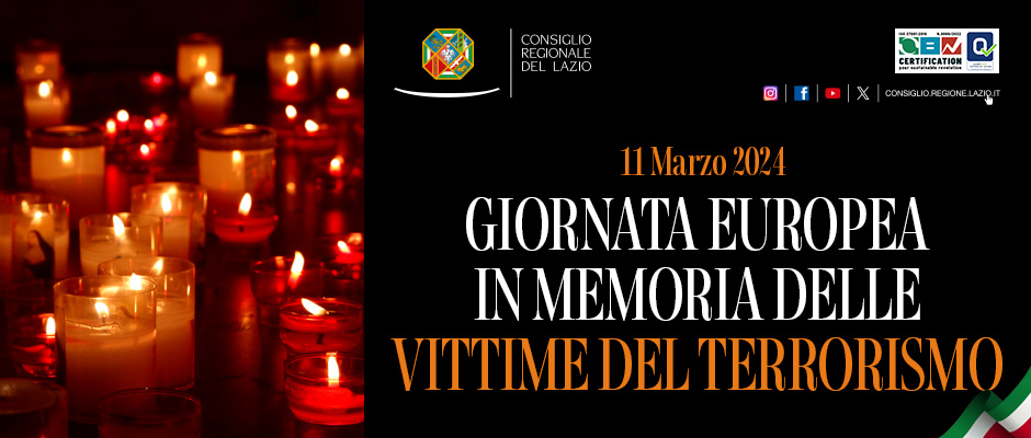 Giornata europea in memoria delle vittime del terrorismo