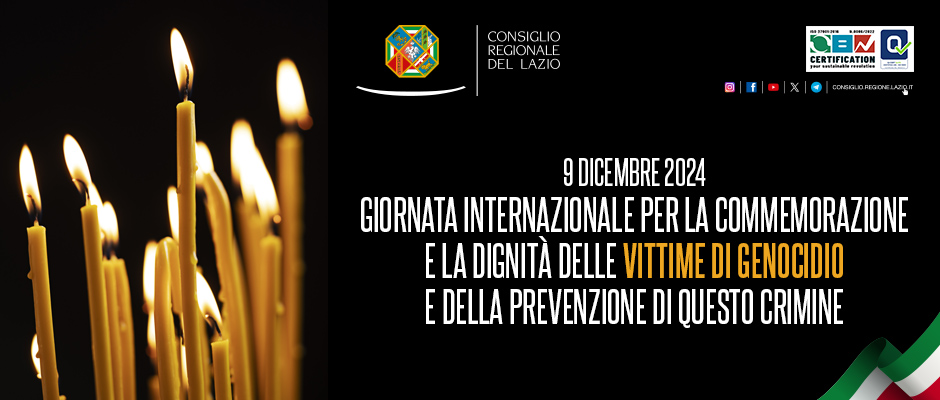 Giornata Internazionale per la Commemorazione e la dignità delle vittime di genocidio e della prevenzione di questo crimine