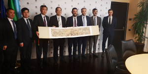 L'incontro con la delegazione cinese