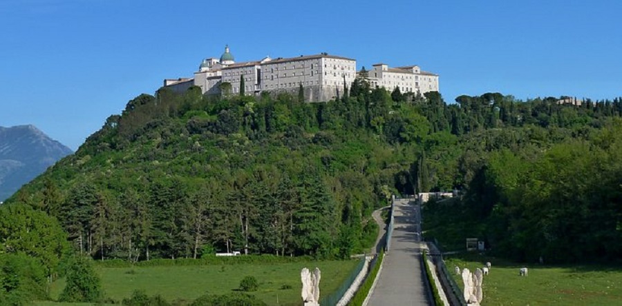 L'abbazia di Montecassino.