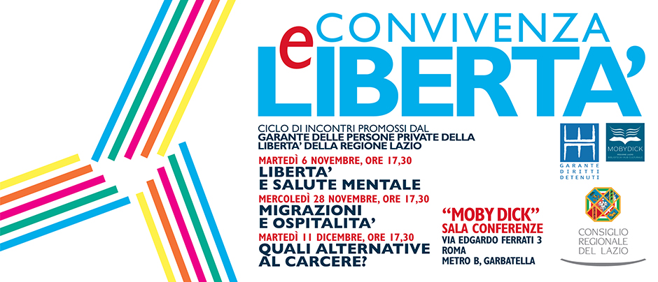 "Convivenza e libertà" - ciclo di incontri dal 6 novembre