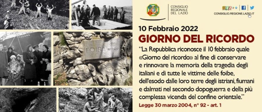 Giorno del Ricordo in Consiglio regionale.