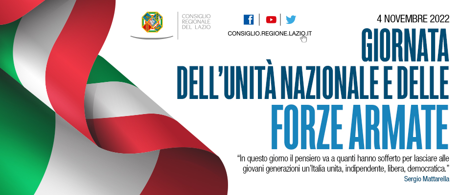4 Novembre, Giornata dell'Unit� Nazionale e delle Forze Armate