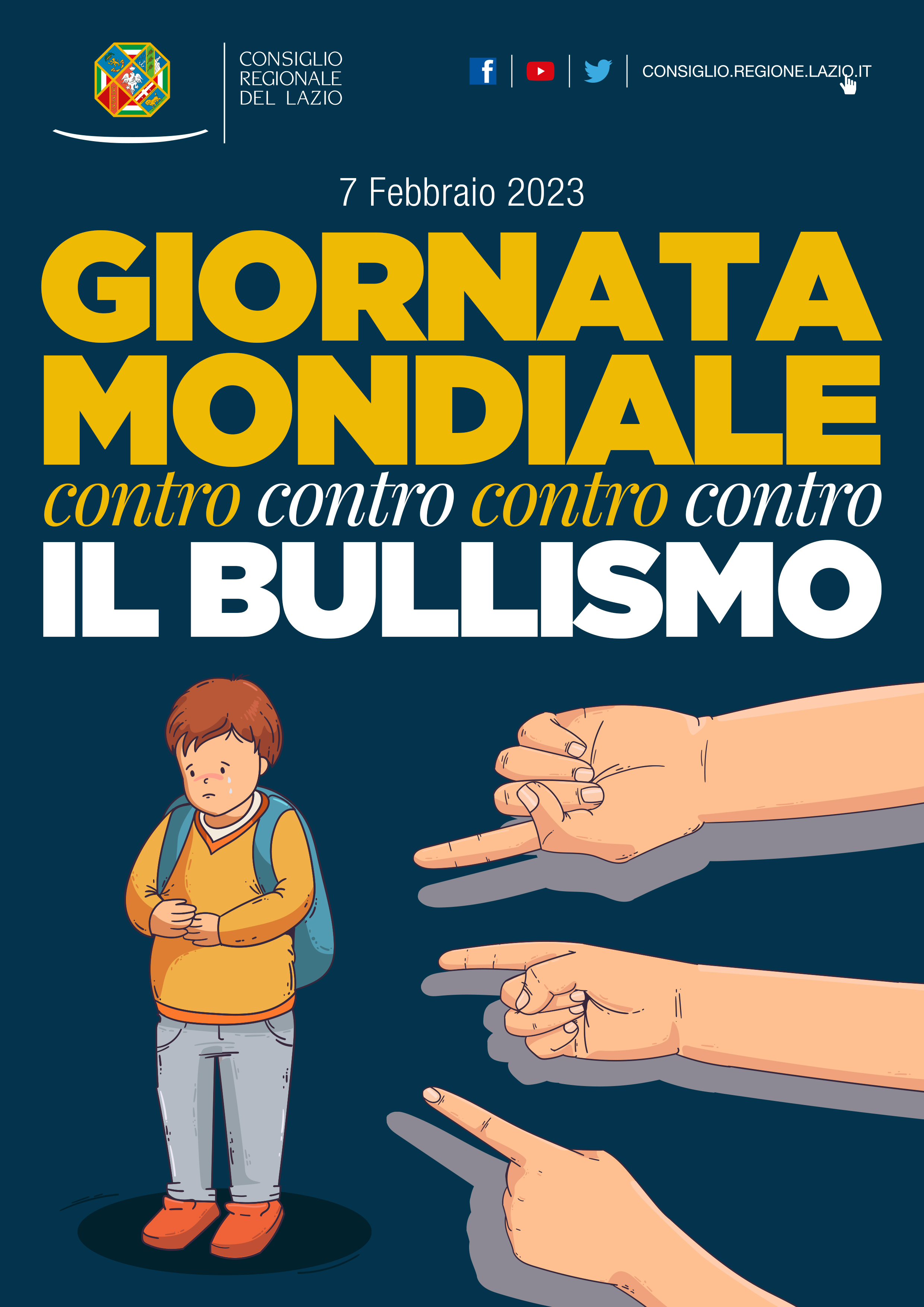 Consiglio Regionale del Lazio Giornata mondiale contro il bullismo