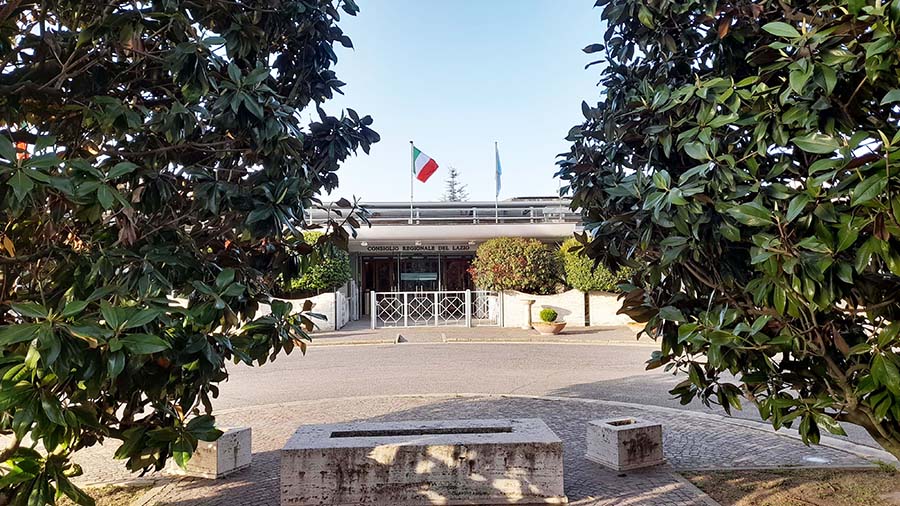 Ingresso consiglio regionale del Lazio