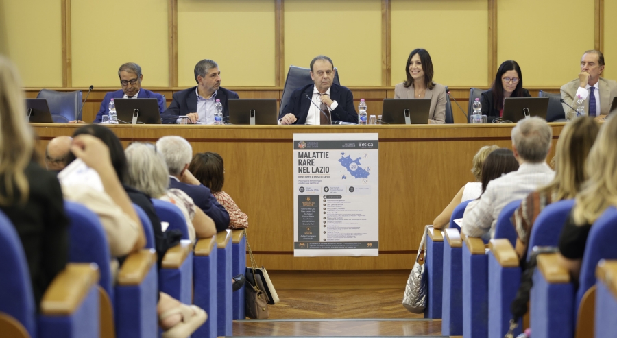 La conferenza stampa di presentazione dell'Intergruppo consiliare sulle malattie rare.